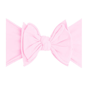 Baby Bling® FAB-BOW-LOUS® soft nylon bow headband: Pink - Lulu Bella Boutique