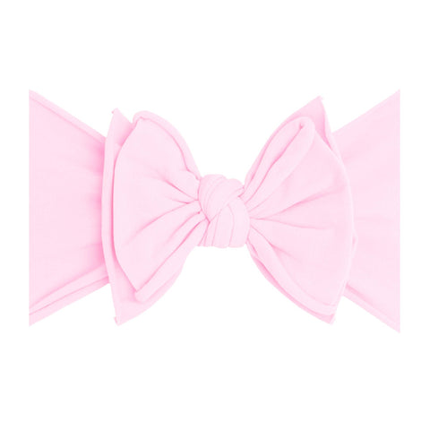 Baby Bling® FAB-BOW-LOUS® soft nylon bow headband: Pink - Lulu Bella Boutique