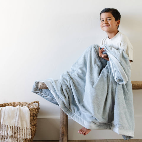LUSH TODDLER BLANKETS: Chambray