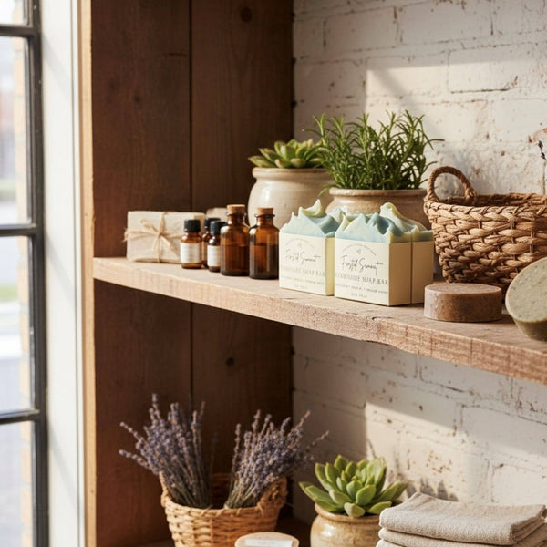 Frosted Summit Handmade Soap Bar Fresh Pine Scent SEASONAL