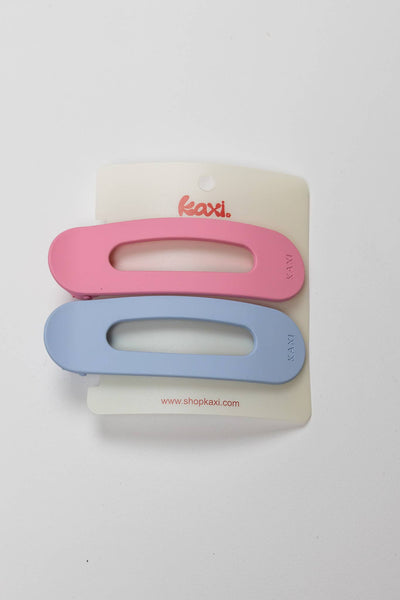 LAY DOWN CLAW 2-PACK: LIGHT BLUE + LIGHT PINK - Lulu Bella Boutique