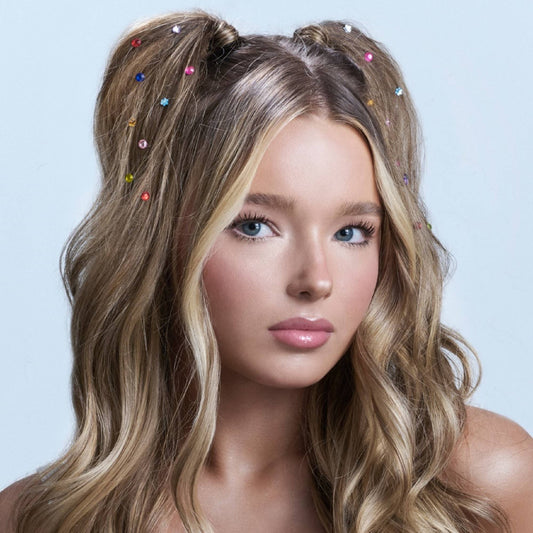 Hally Gem Pen Multi-Colored Refill (90 Count): Glittery - Lulu Bella Boutique