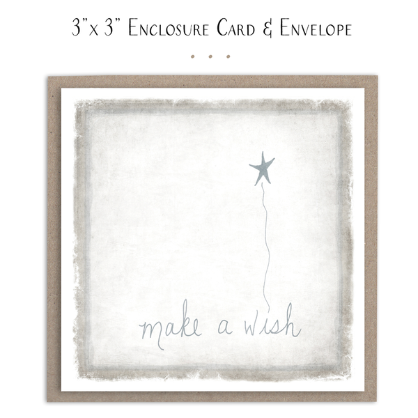 Make A Wish Mini Card: Glitter