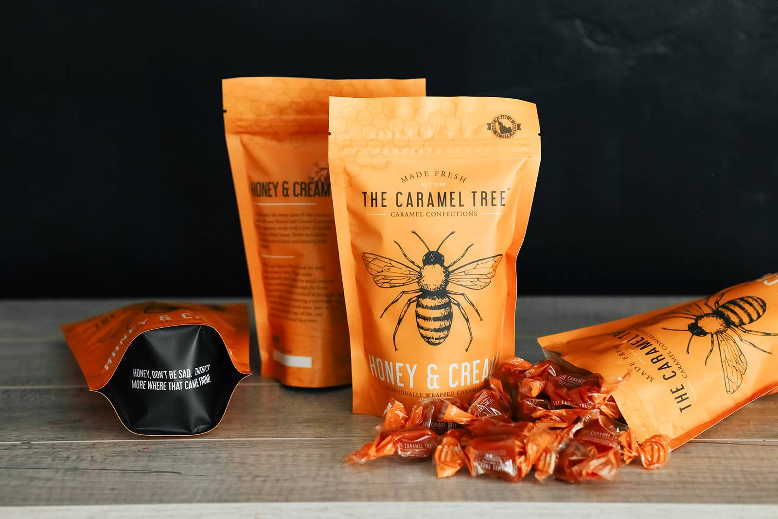 Honey & Cream Caramel Pouch 7.6oz - Lulu Bella Boutique