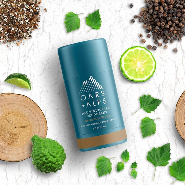 Men's Aluminum Free Deodorant, Bergamot Grove, Vegan, Clear - Lulu Bella Boutique