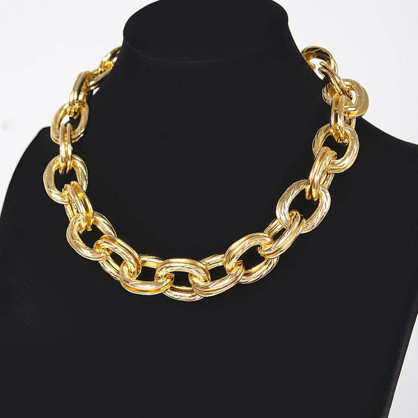 Oversized Chain Necklace: GD