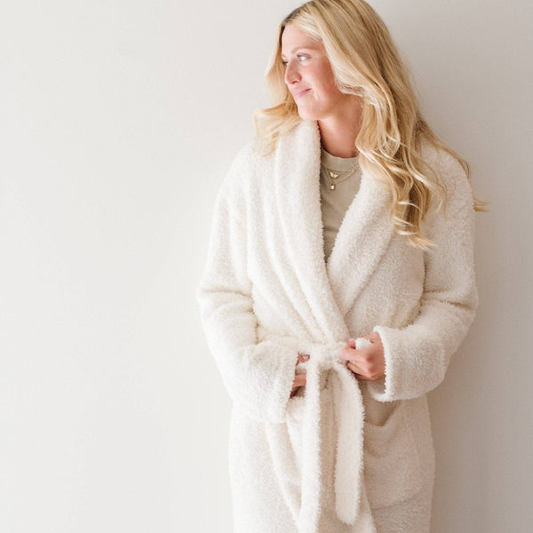 COZY BAMBONI® ROBES: Gray / Large/XL - Lulu Bella Boutique
