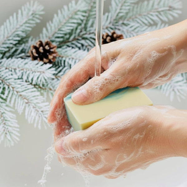 Frosted Summit Handmade Soap Bar Fresh Pine Scent SEASONAL