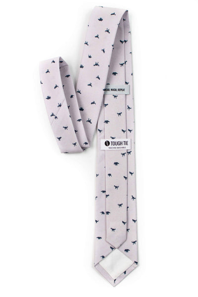 Spike - Cream Dinosaur Tie: 2.5" Slim/Skinny Tie