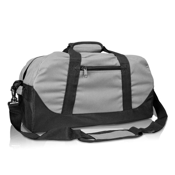 DALIX 18" Two Tone Duffle Bag: Pink - Lulu Bella Boutique
