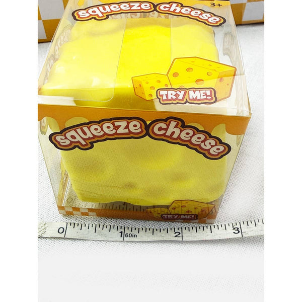 Viral Slow Rising Cheese Squishy Toy: YELLOW