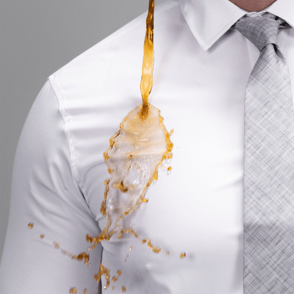 White Hustle Dress Shirt - Long Sleeve: Slim