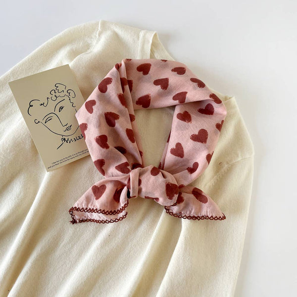 Versatile Retro Printed Square Scarf - Lulu Bella Boutique