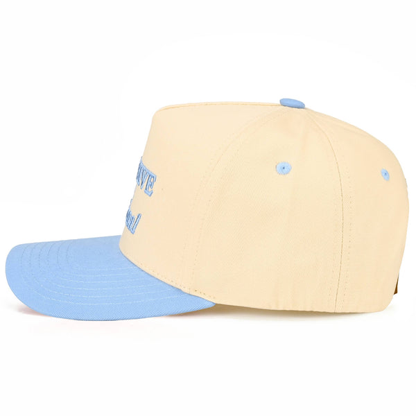 C.C EXPENSIVE AND DELUSIONAL Letter on Two Tone Trucker Hat - Lulu Bella Boutique