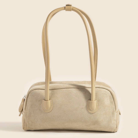 Suede Baguette Hand Bag: KA