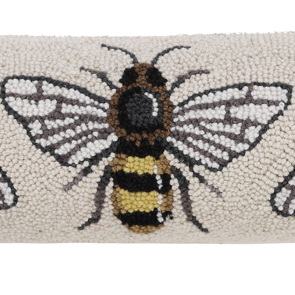 Bee Hook Pillow - Sally Eckman Roberts - Lulu Bella Boutique