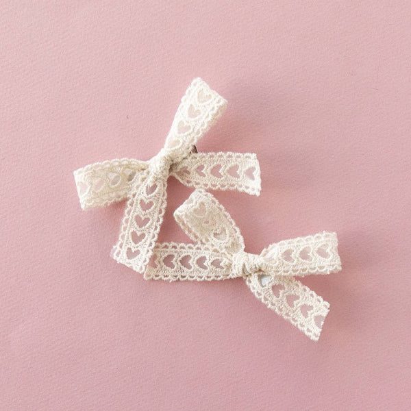 Romantic | Pigtail Set - Ribbon Bow