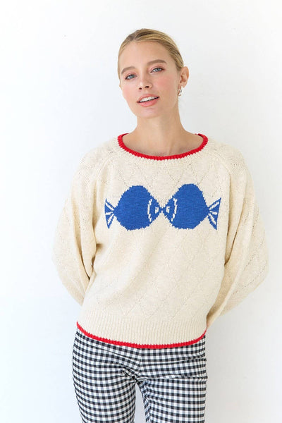 Kissing Fish Sweater