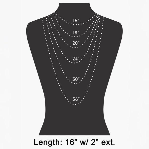 Gold Dipped Cz Heart Dog Tag Pendant Necklace: GOLD - Lulu Bella Boutique