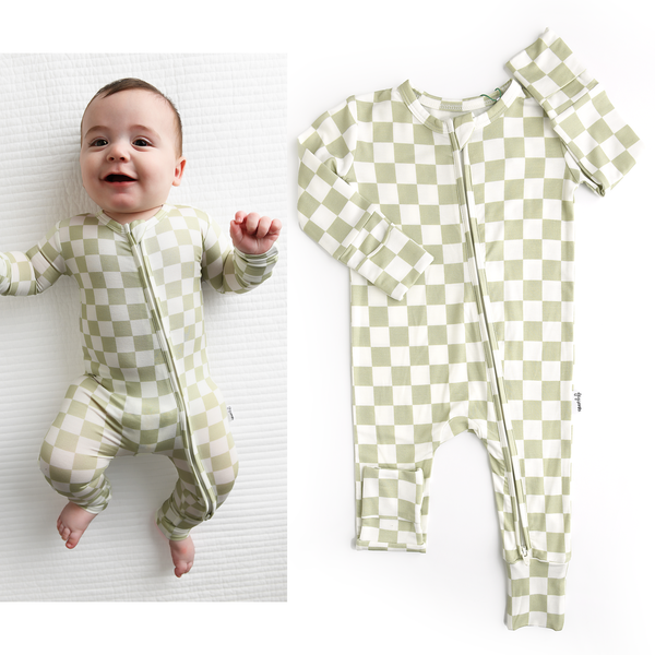 Bamboo Baby Pajama Sleepies Little Baby Zip Graham: 18-24m