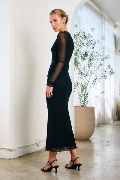 Night Out Mesh Dress - Lulu Bella Boutique