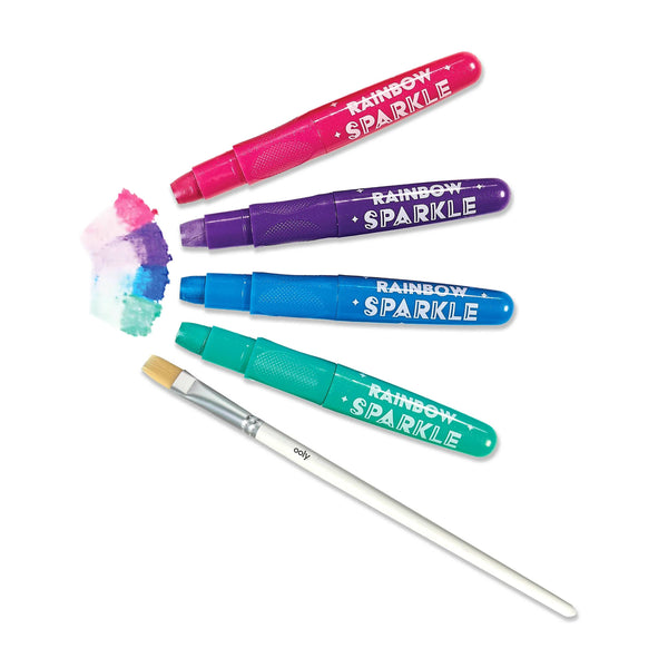 Rainbow Sparkle: Watercolor Gel Crayons (Set of 12) - Lulu Bella Boutique