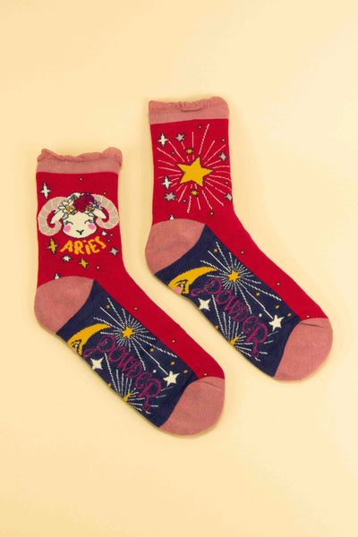 Zodiac Socks: Aries - Lulu Bella Boutique