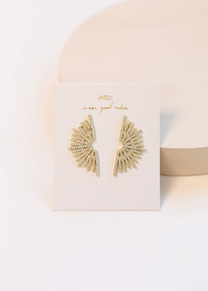 Celestial - Sunburst - Gold Earrings