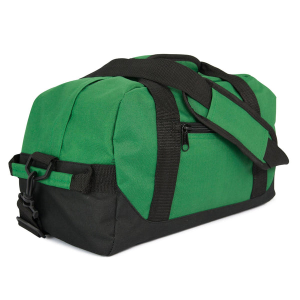 DALIX 14" Small Duffle Bag Two Toned Gym Travel Bag: White - Lulu Bella Boutique