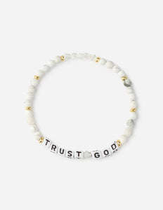 Trust God Letter Bracelet: Small - Lulu Bella Boutique