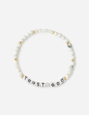 Trust God Letter Bracelet: Small