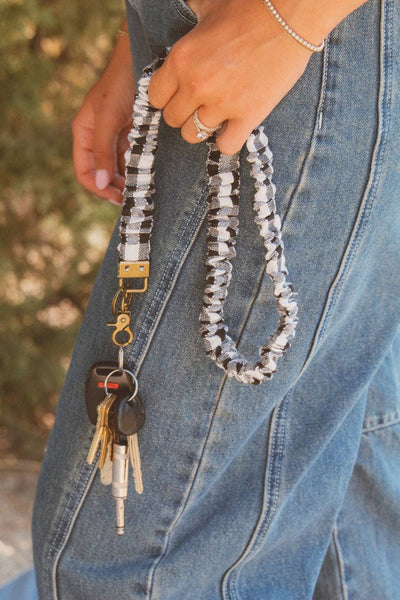 Buffalo Check Lanyard - Lulu Bella Boutique