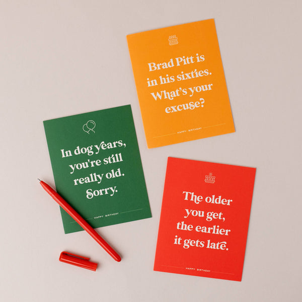 Earlier it Gets Late | Funny Birthday Card - Lulu Bella Boutique