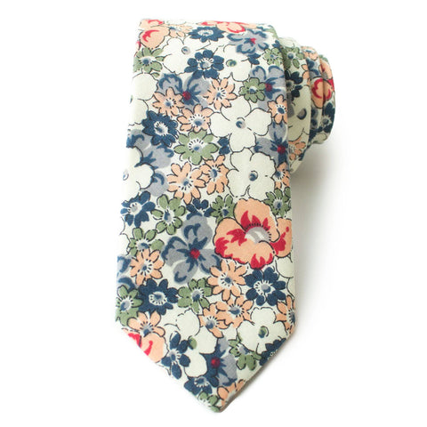 Huntsville Floral - Men's Tie: Mens Modern - 2.5" wide x 58" long