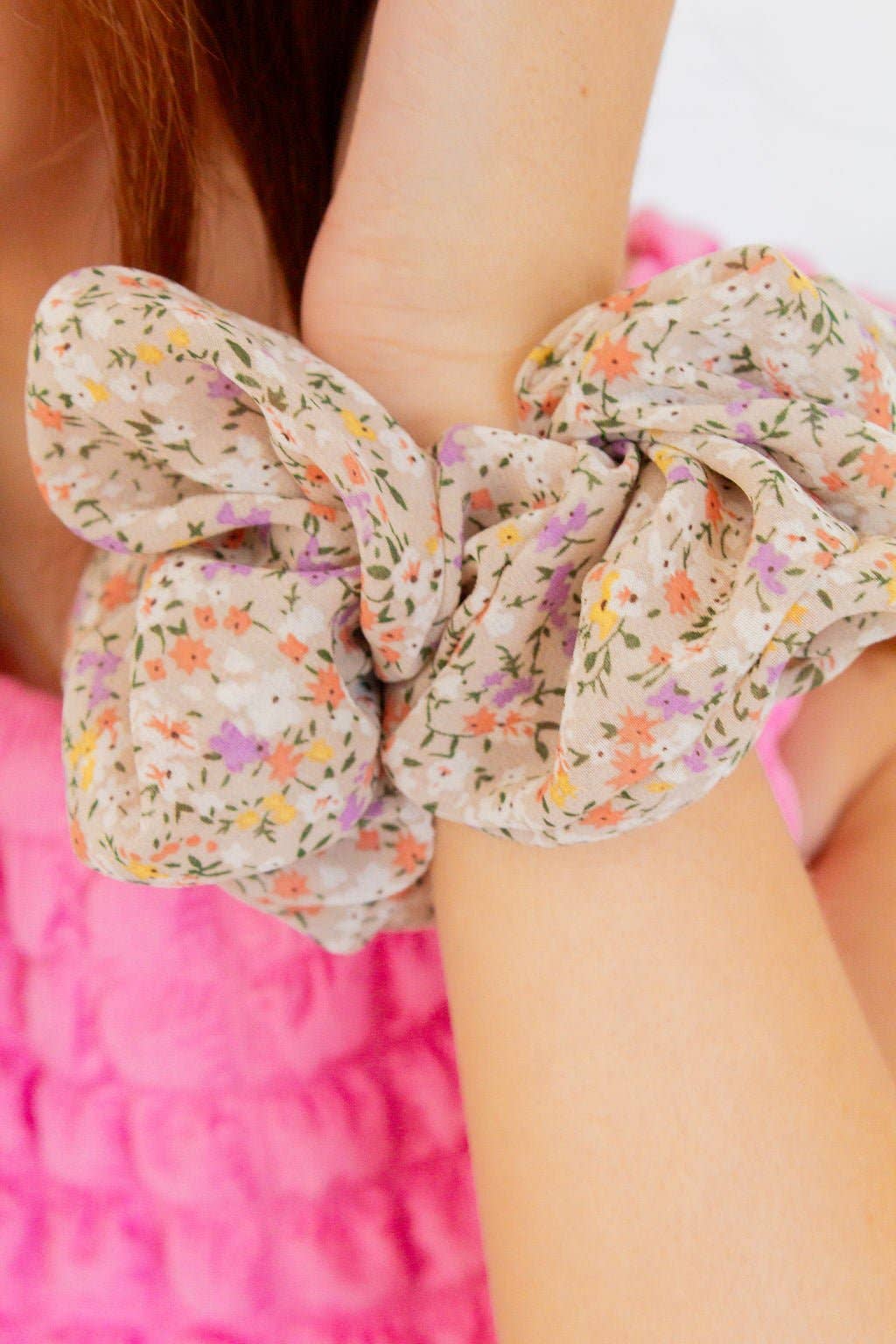 Soft Petals Jumbo Scrunchie