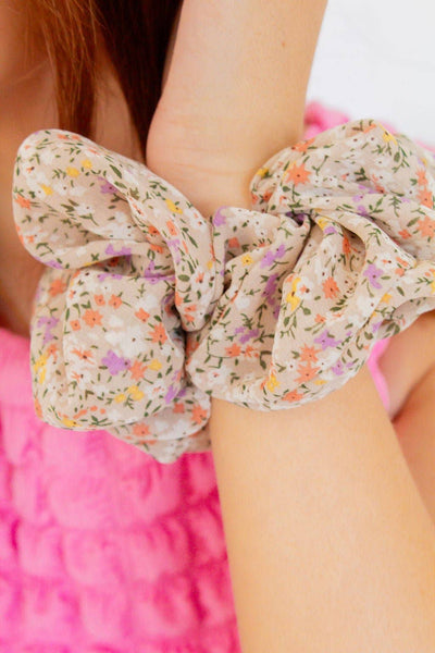 Soft Petals Jumbo Scrunchie