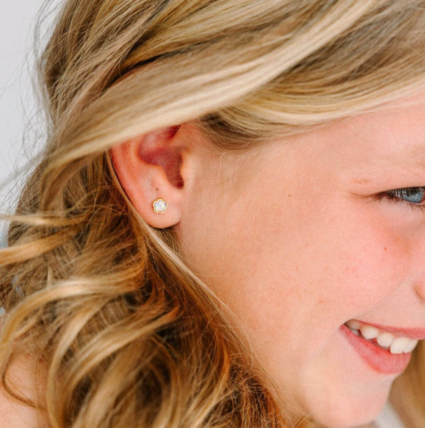 Flower Opals Earrings - Lulu Bella Boutique