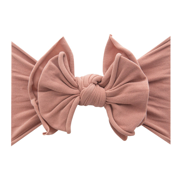 Baby Bling® FAB-BOW-LOUS® soft nylon bow headband: Pink - Lulu Bella Boutique