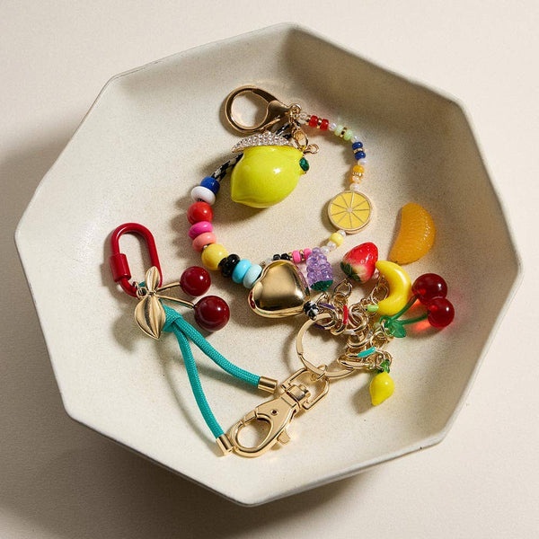 Fruit Charm Embellished Keychain / Bag Charm - Lulu Bella Boutique