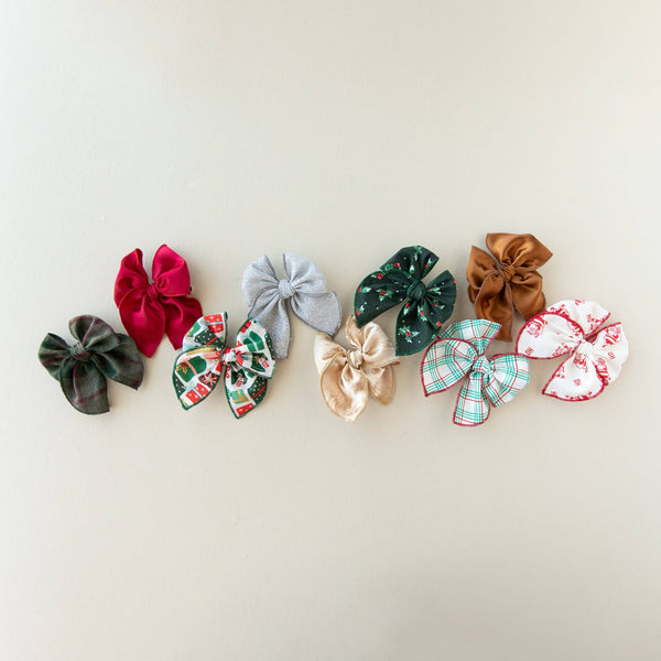 Sleigh Bells | Petite Party Bow: Nylon Headband