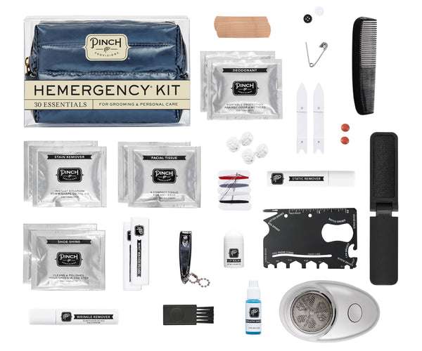 Hemergency Kit | Puffer, Men's, Holiday, Christmas Gifts: Blue