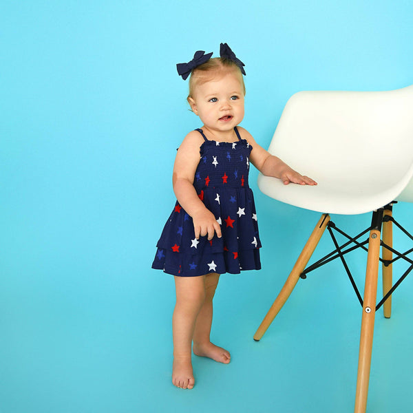 Sam SMOCKED TIERED TUTU: 3-6m - Lulu Bella Boutique