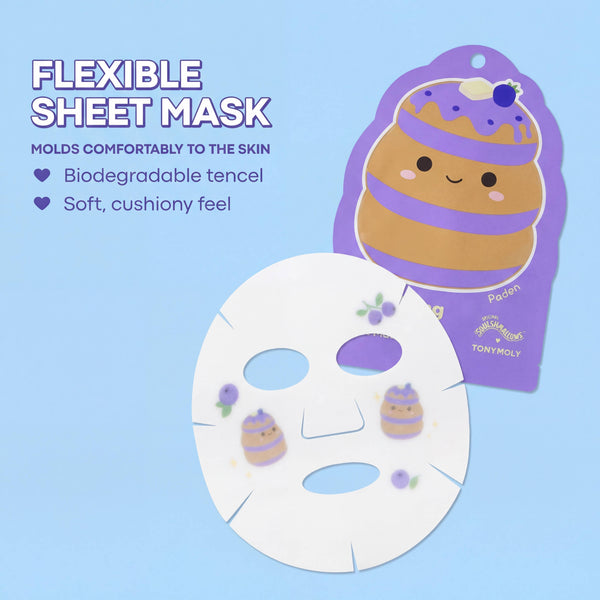 Squishmallows x TONYMOLY Sheet Mask: Patty Brightening