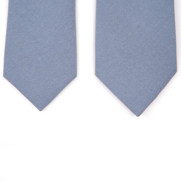 Powder Blue - Men's Tie: Mens Modern - 2.5" wide x 58" long - Lulu Bella Boutique
