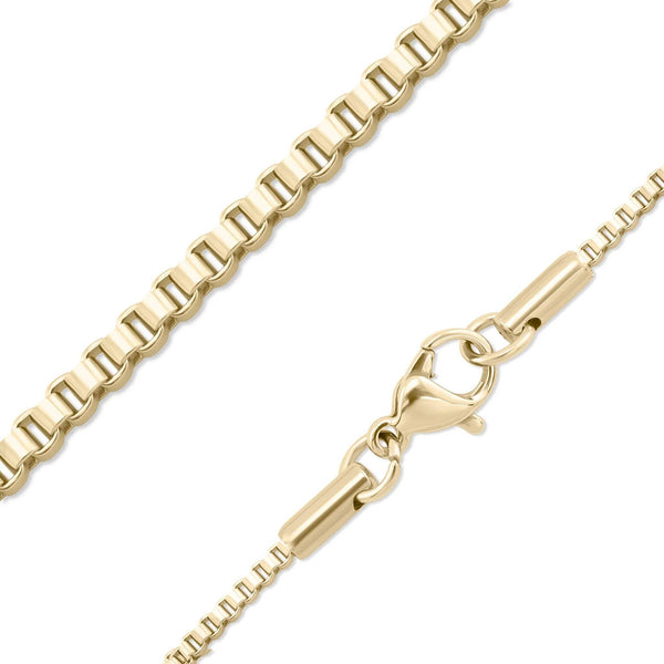14K Gold Filled PLUS™ 1.5mm Box Chain Necklace: Gold / 18