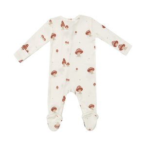 Mushrooms 2 Way Zipper Footie