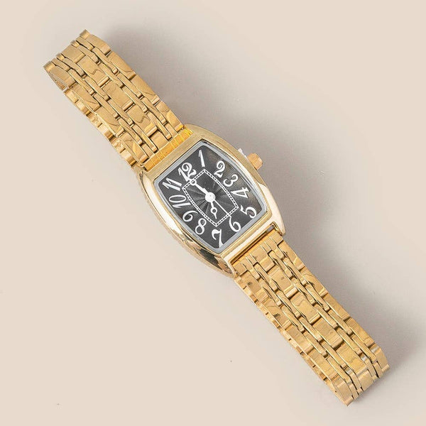 Numbered Rectangle Face Watch: GWH - Lulu Bella Boutique