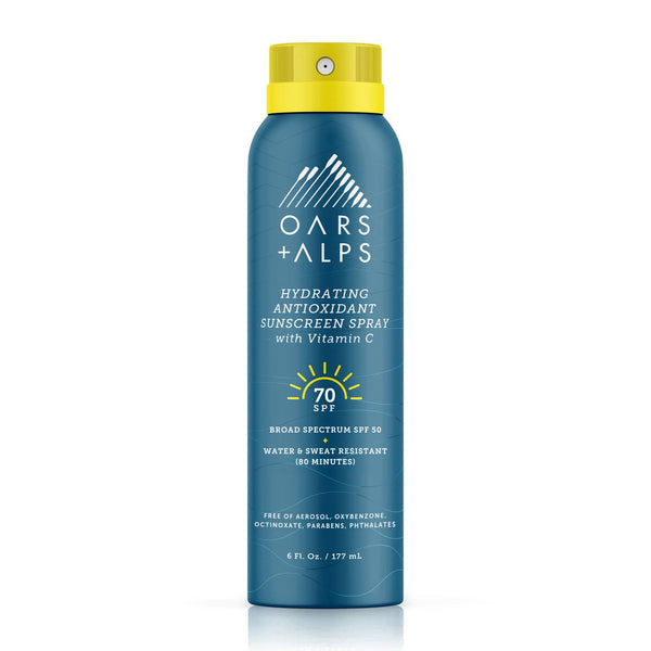 Men's Hydrating Antioxidant SPF 70 Sunscreen Spray Vit C