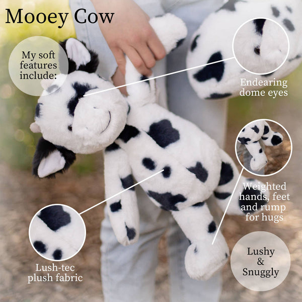 World's Softest Lushees 16" - Mooey Cow Plushie for Kids - Lulu Bella Boutique