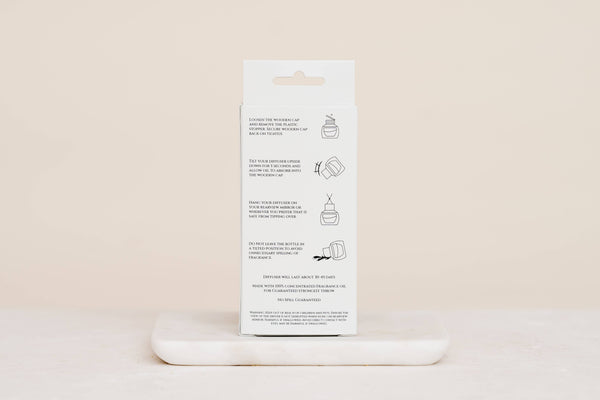Warm Cashmere Car Diffuser – Vanilla, Amber & Jasmine: Packaged